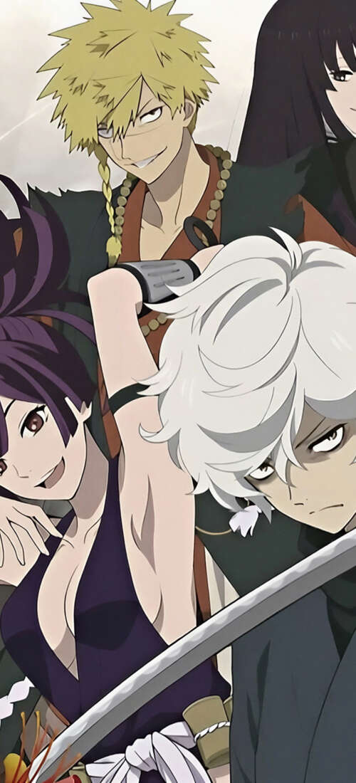 Gabimaru from Hell's Paradise: Jigokuraku anime poster Oppo Find X9 download free phone wallpaper
