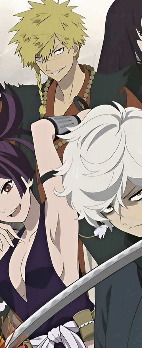 Gabimaru from Hell's Paradise: Jigokuraku anime poster Samsung Galaxy Z Flip7 FE wallpaper download