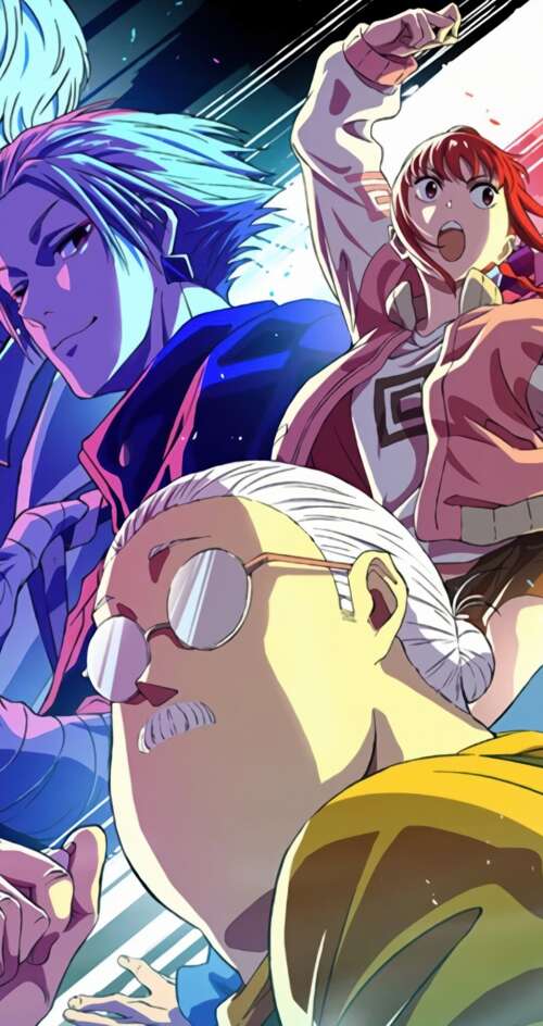 Anime poster for Sakamoto Days Season 1 featuring Taro Sakamoto, Shin Asakura, and... Sharp Aquos C10 pictures for wallpaper