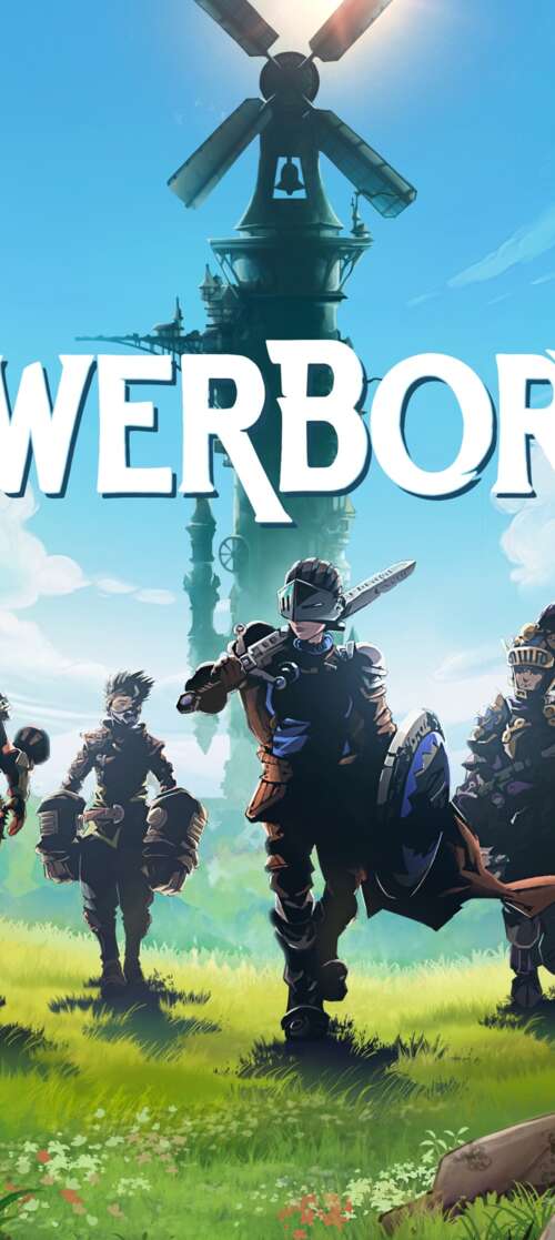 Epic 8K key art for the video game Towerborne, showcasing detailed fantasy characters... Motorola Moto X70 Air hd background