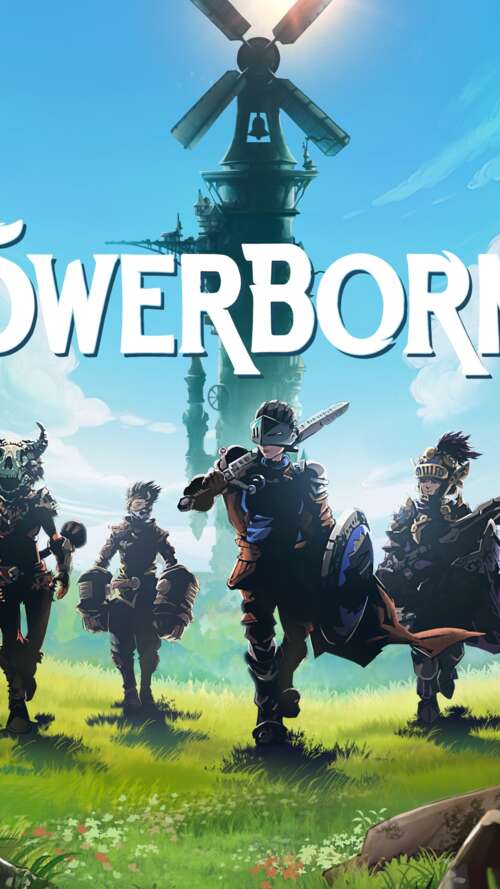 Epic 8K key art for the video game Towerborne, showcasing detailed fantasy characters... Apple iPhone SE 2022 background images hd