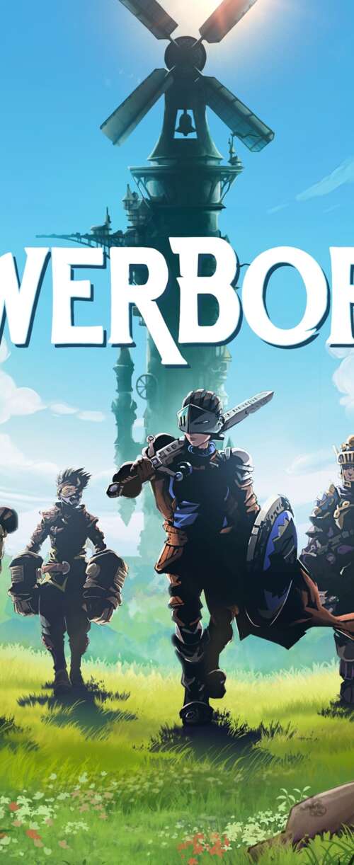 Epic 8K key art for the video game Towerborne, showcasing detailed fantasy characters... Samsung Galaxy Z Flip7 FE free wallpaper