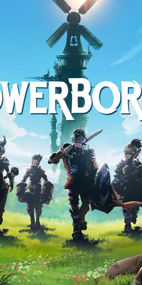 Epic 8K key art for the video game Towerborne, showcasing detailed fantasy characters... Doogee Fire 3 Ultra download free wallpaper for phone