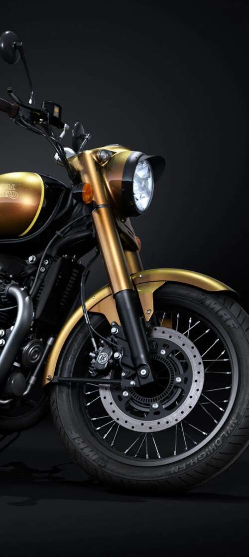 Anniversary Edition motorcycle displayed at the 2025 EICMA Motorcycle Show under... Vivo iQOO Z10 Turbo free background