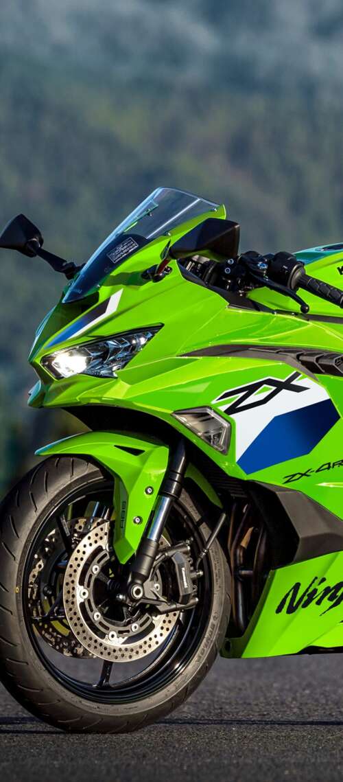 A sleek and futuristic 2026 Kawasaki Ninja ZX-4RR motorcycle featuring signature... Blackview XPLORE X1 pictures for wallpaper