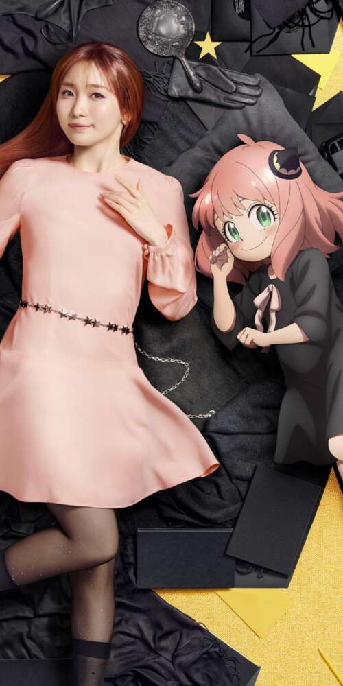 A detailed close-up portrait of Anya Forger from the anime Spy x Family. Ulefone Rugking 2 Pro free background images