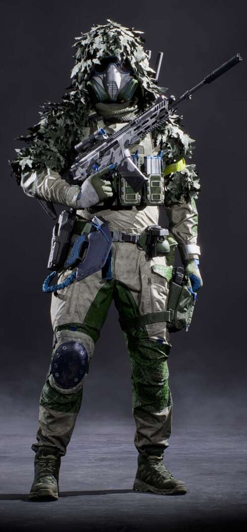 A tactical Recon sniper soldier in advanced military gear holding a precision rifle... UmiDigi Umidigi X free hd wallpapers