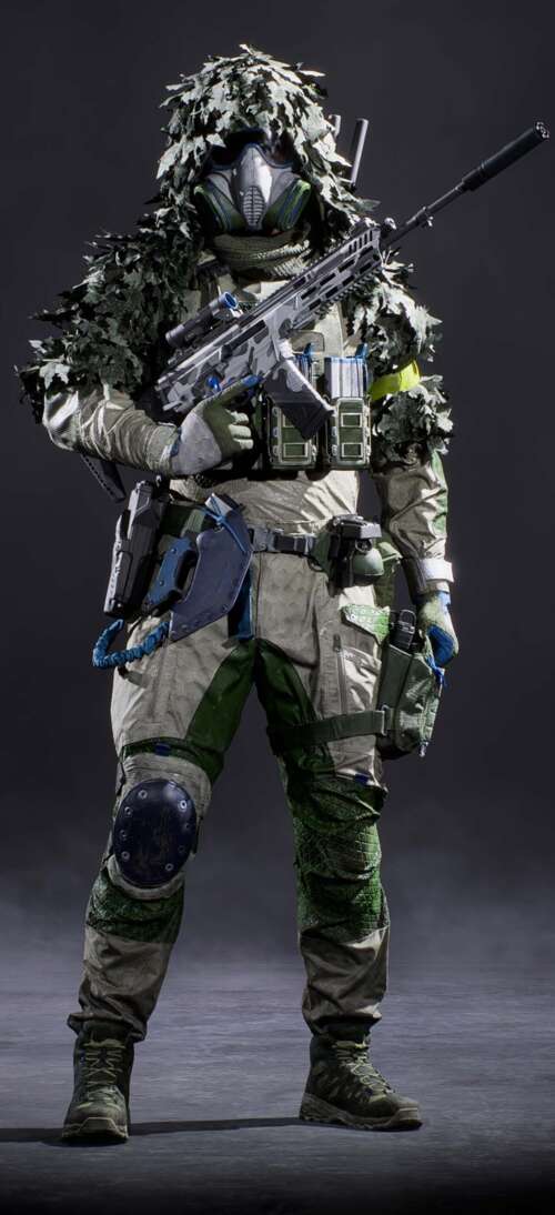 A tactical Recon sniper soldier in advanced military gear holding a precision rifle... realme GT 7T hand phone wallpaper