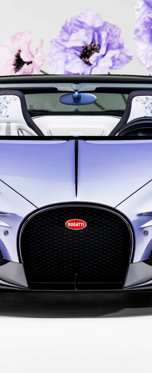 A sleek, futuristic purple one-off concept supercar from the year 2026 featuring... Samsung Galaxy Z Flip7 FE wallpaper photo gallery download