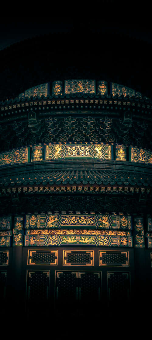Ancient imperial buildings and traditional Chinese architecture in Beijing, China. Vivo iQOO Z10 Turbo free hd wallpapers