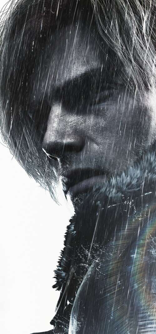 Leon S. Kennedy and Grace Ashcroft in a dark, intense survival horror setting for... download free wallpaper for phone