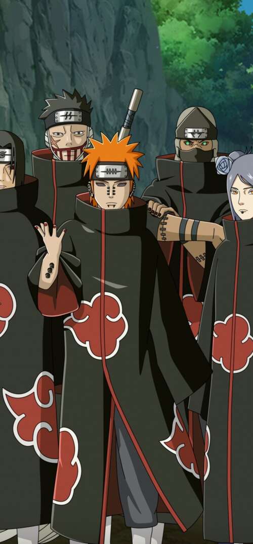 Nagato and Pain, members of the Akatsuki from the Naruto anime series. UmiDigi Umidigi X download free wallpaper for phone