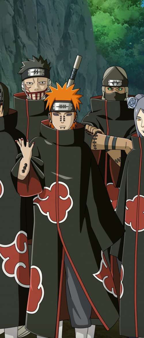 Nagato and Pain, members of the Akatsuki from the Naruto anime series. nubia Flip 3 wallpaper images