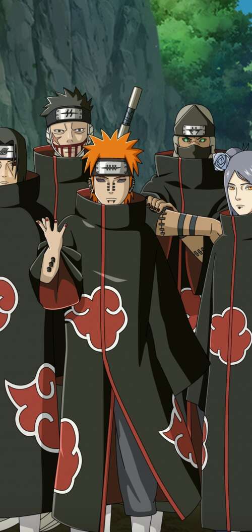 Nagato and Pain, members of the Akatsuki from the Naruto anime series. Oppo A6k 4G wallpaper