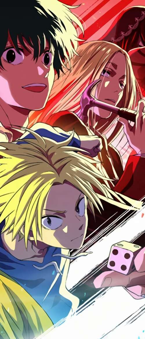 Anime poster for Sakamoto Days featuring Taro Sakamoto, Shin Asakura, and Yoichi... nubia Flip 3 wallpaper photo gallery download