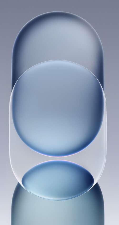 Abstract geometric shapes with overlapping frosted glass textures and a soft gradient... Sharp Aquos C10 background images hd