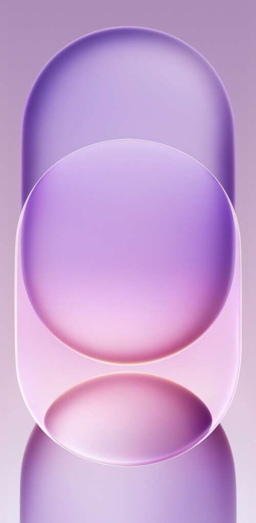 Abstract purple gradient background with translucent frosted glass overlays and glossy... Huawei Mate 30 Pro background images hd