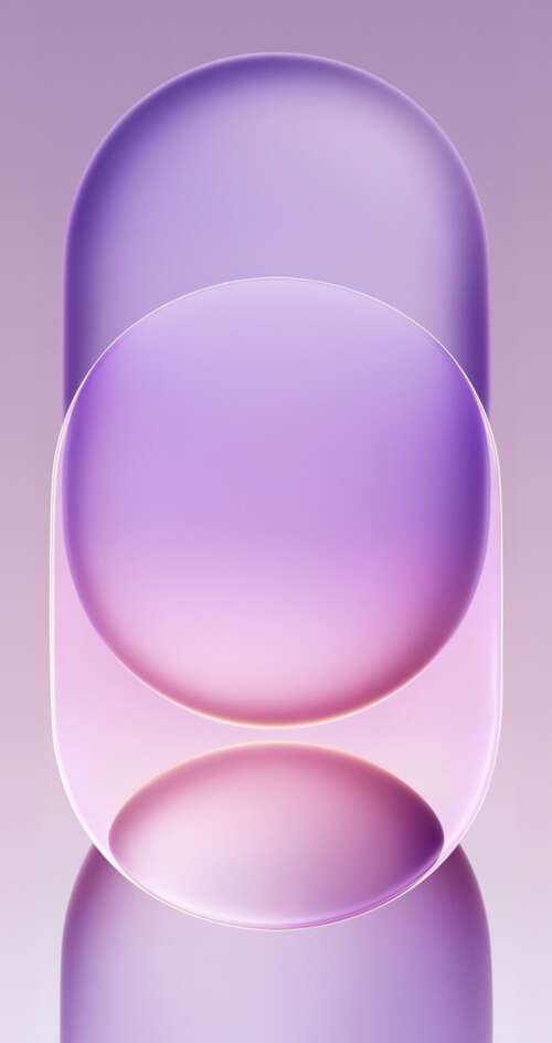 Abstract purple gradient background with translucent frosted glass overlays and glossy... Sharp Aquos C10 background images hd