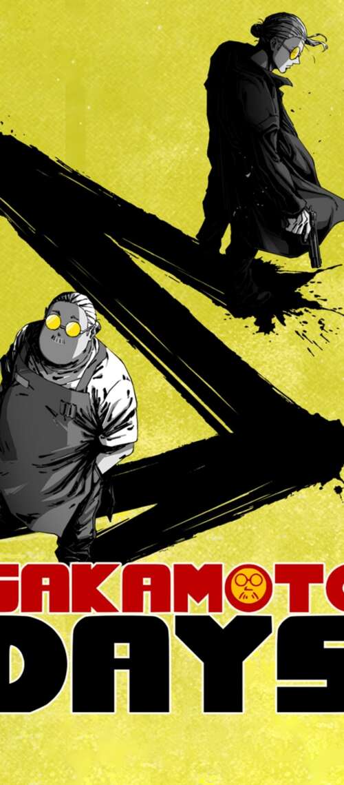 Taro Sakamoto from Sakamoto Days against a bright yellow background Blackview XPLORE X1 free background