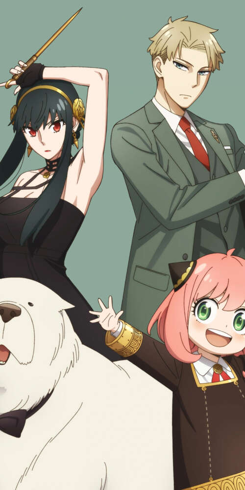 Loid Forger, Anya Forger, and Yor Forger from the anime Spy x Family posing together... Ulefone Rugking 2 Pro background images hd
