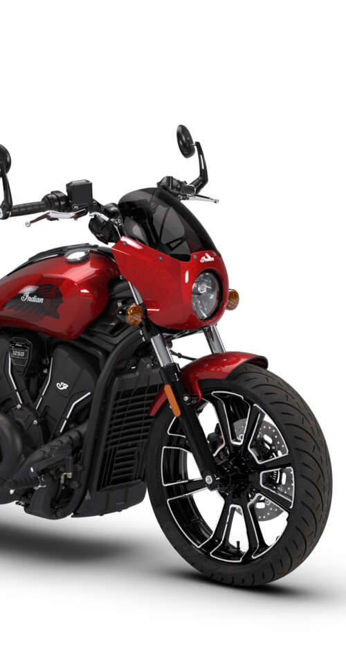 A modern 2026 cruiser motorcycle with a sleek design isolated on a white background. background images hd