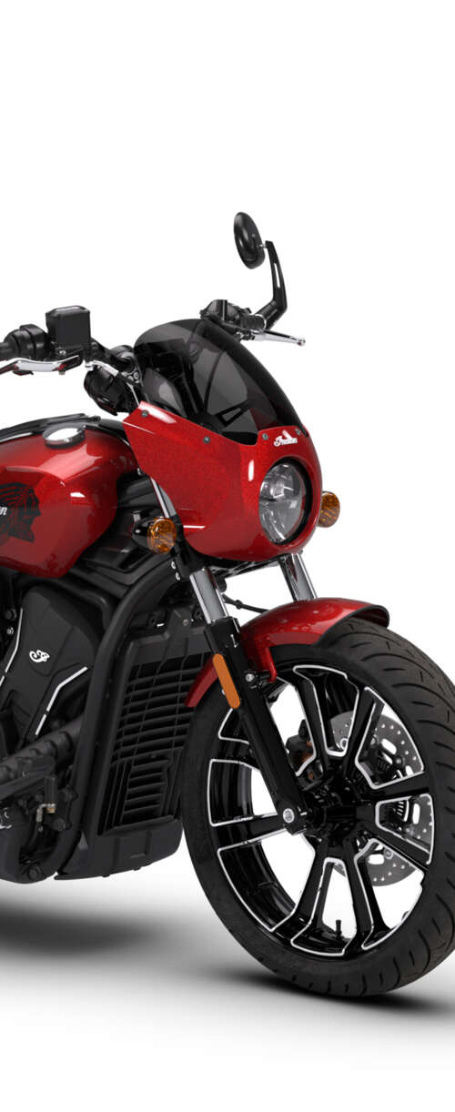 A modern 2026 cruiser motorcycle with a sleek design isolated on a white background. Samsung Galaxy Z Flip7 FE pictures for wallpaper