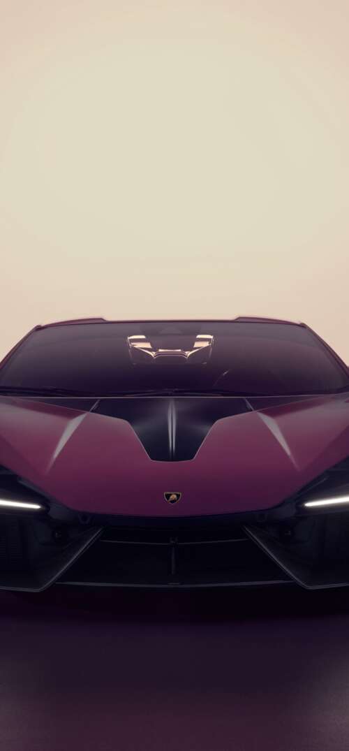 A sleek, metallic purple Lamborghini Revuelto hypercar with a futuristic design and... UmiDigi Umidigi X wallpaper photo gallery download