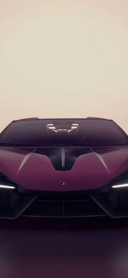 A sleek, metallic purple Lamborghini Revuelto hypercar with a futuristic design and... Xiaomi Redmi 15 4G pictures for wallpaper