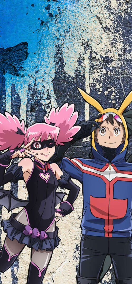 Anime-style artwork featuring Koichi Haimawari, Pop Step, and Knuckleduster from... UmiDigi Umidigi X free hd wallpapers