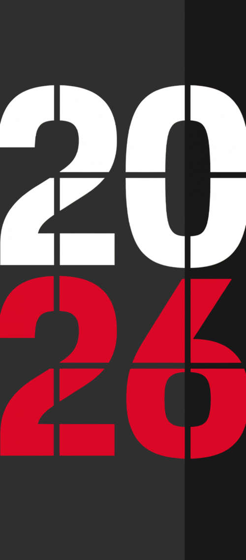 A minimalist 2026 New Year design featuring sleek typography on a dark, atmospheric... Blackview XPLORE X1 wallpaper photo gallery download