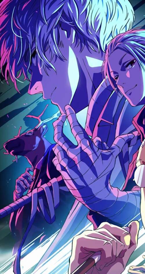 Anime poster for Sakamoto Days Season 1 showcasing Taro Sakamoto, Shin Asakura, and... Sharp Aquos C10 wallpaper download