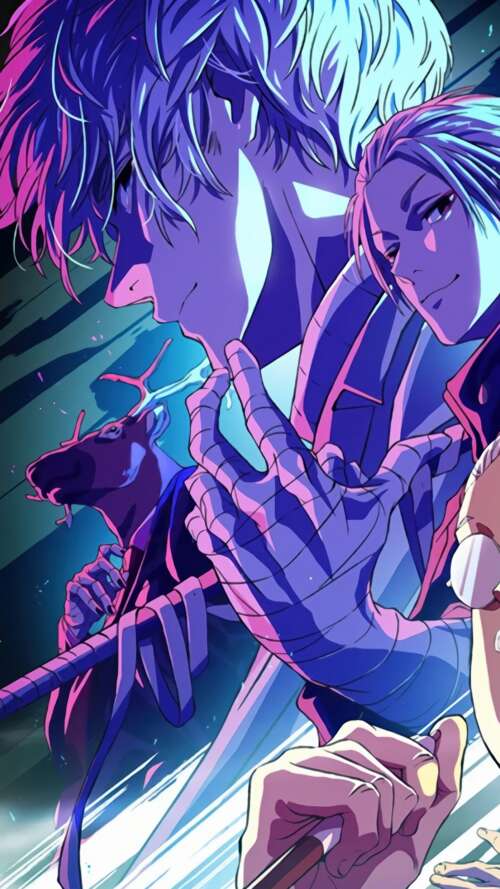 Anime poster for Sakamoto Days Season 1 showcasing Taro Sakamoto, Shin Asakura, and... Apple iPhone SE 2022 wallpaper images