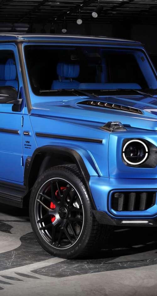 A highly detailed view of the custom TopCar Mercedes-Benz G-Class Inferno widebody... Sharp Aquos C10 download free wallpaper for phone