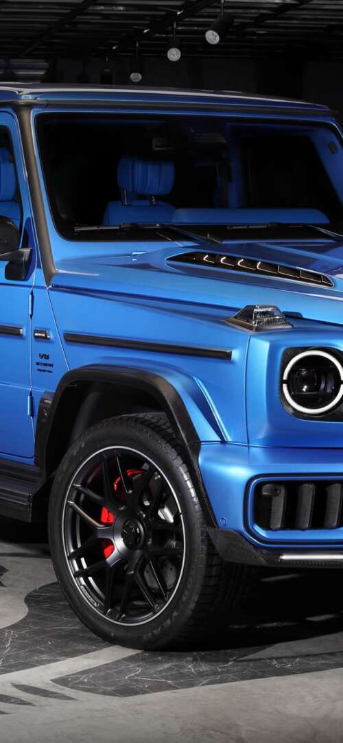 A highly detailed view of the custom TopCar Mercedes-Benz G-Class Inferno widebody... Xiaomi Redmi 15 4G wallpapers for android