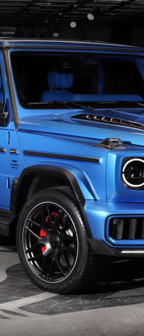A highly detailed view of the custom TopCar Mercedes-Benz G-Class Inferno widebody... nubia Flip 3 wallpaper images