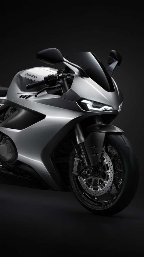 A sleek and futuristic 2026 superbike featuring advanced aerodynamic design on a... Apple iPhone SE 2022 high definition wallpaper