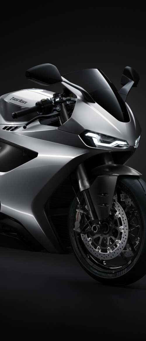 A sleek and futuristic 2026 superbike featuring advanced aerodynamic design on a... nubia Flip 3 wallpaper images