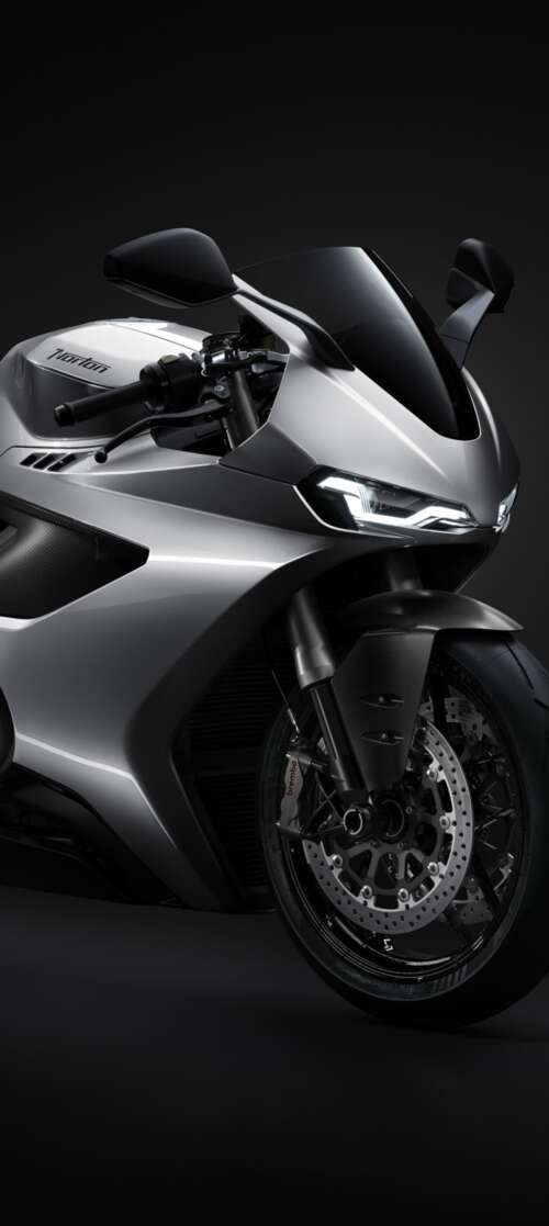 A sleek and futuristic 2026 superbike featuring advanced aerodynamic design on a... Motorola Edge (2025) download free phone wallpaper