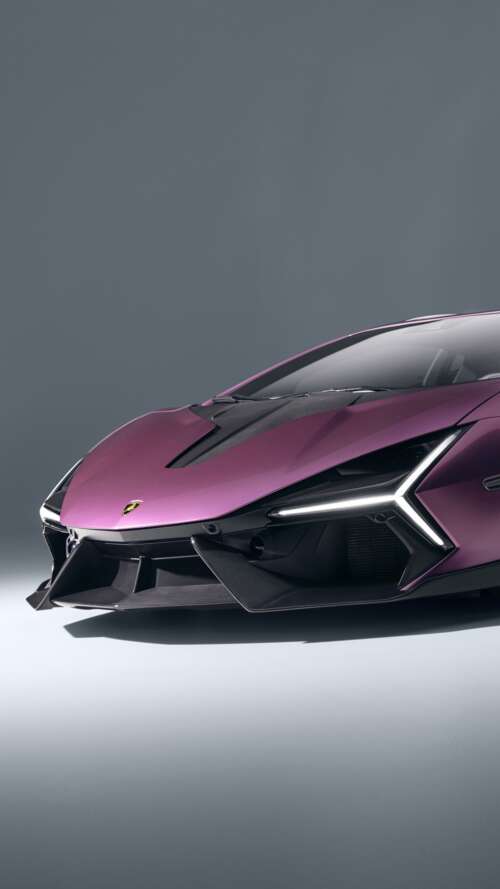 A highly detailed, cinematic shot of the 2026 Lamborghini Revuelto featuring its... Apple iPhone SE 2022 download free wallpaper for phone
