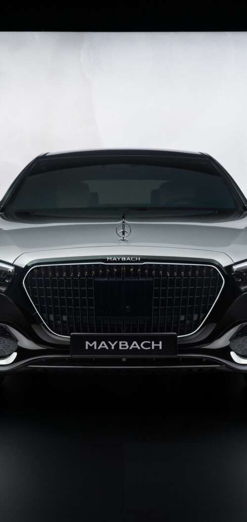A high-detail, cinematic view of the 2026 Mercedes-Maybach S 580 luxury sedan showcasing... Oppo A6k 4G pictures for wallpaper