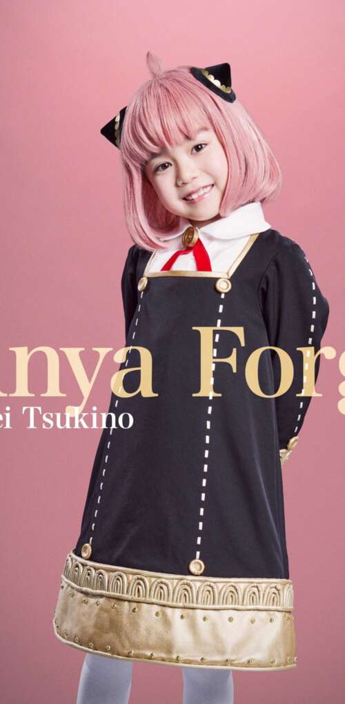 Anya Forger from Spy x Family with a cute pink aesthetic. Huawei Mate 30 Pro free background images