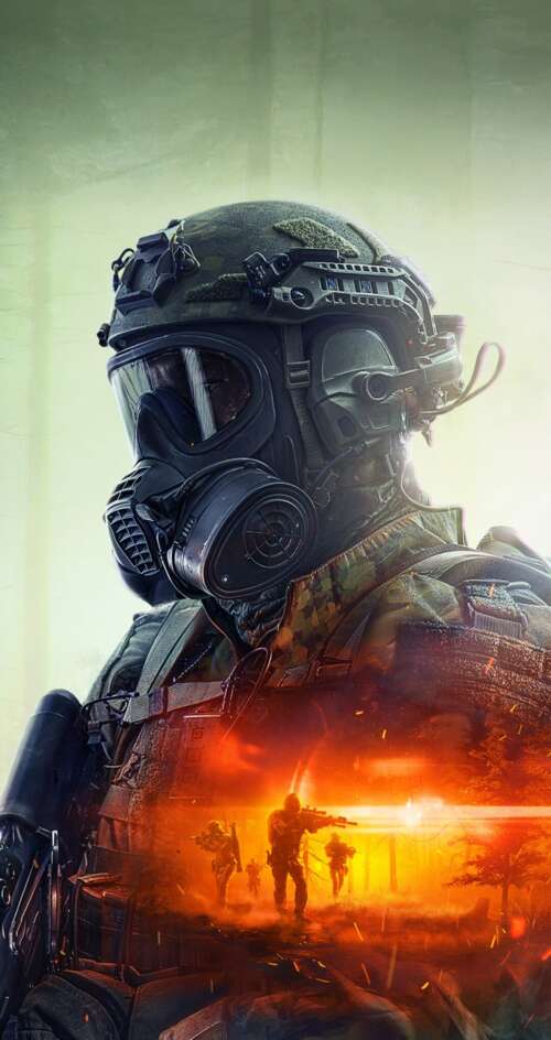 Cinematic key art for Battlefield 6 Season 2 featuring a tactical soldier in advanced... Sharp Aquos C10