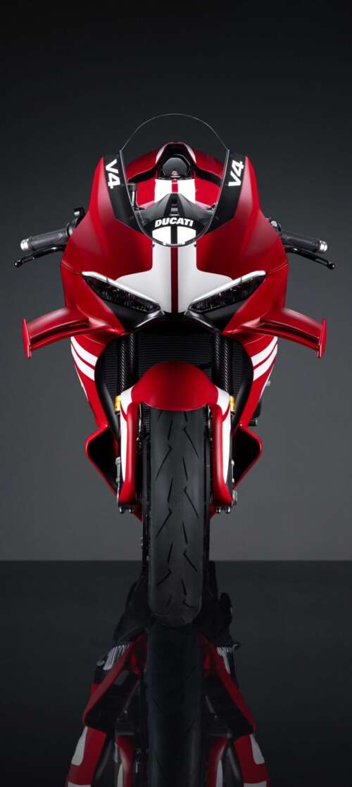 A high-detail, cinematic view of the Ducati Superleggera V4 Centenario 2027 sports... Infinix Smart 10 wallpapers for android