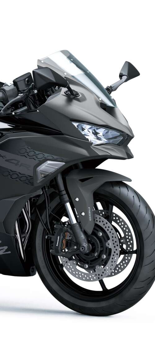 A high-resolution, futuristic 2026 sports motorcycle with an aerodynamic design on... nubia Flip 3 free hd wallpapers