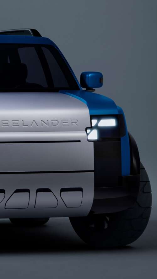 Futuristic Electric SUV Concept