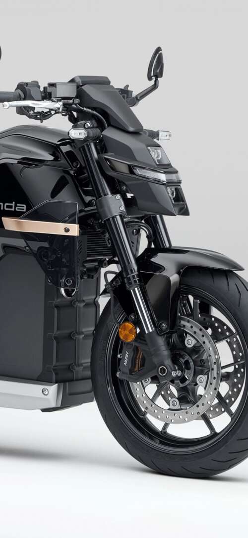 Close-up shot of the Honda WN7 electric motorcycle showcased at the EICMA Motorcycle... Xiaomi Redmi 15 4G pictures for wallpaper