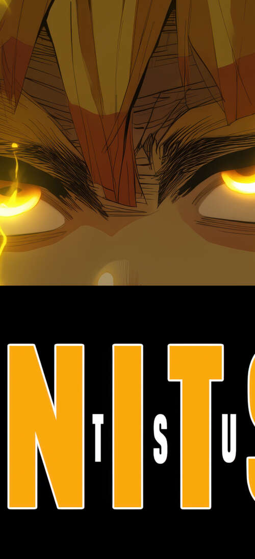 Detailed close-up of Zenitsu Agatsuma's golden eyes from Demon Slayer: Kimetsu no... realme GT 7T free hd wallpapers