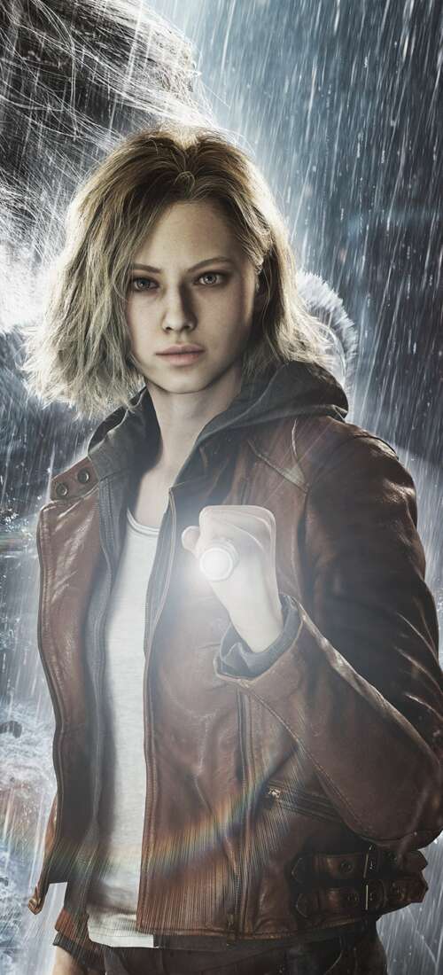 Leon S. Kennedy from Resident Evil in a survival horror setting for Resident Evil... Oppo Find X9 free background images