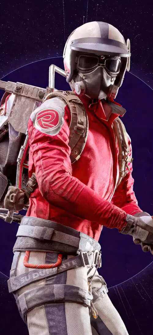 A cinematic view of a tactical character from ARC Raiders standing in a gritty, futuristic... realme GT 7T