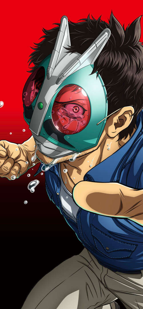 Anime poster featuring Tanzaburo Tojima from the series Tojima Wants to Be a Kamen... UmiDigi Umidigi X